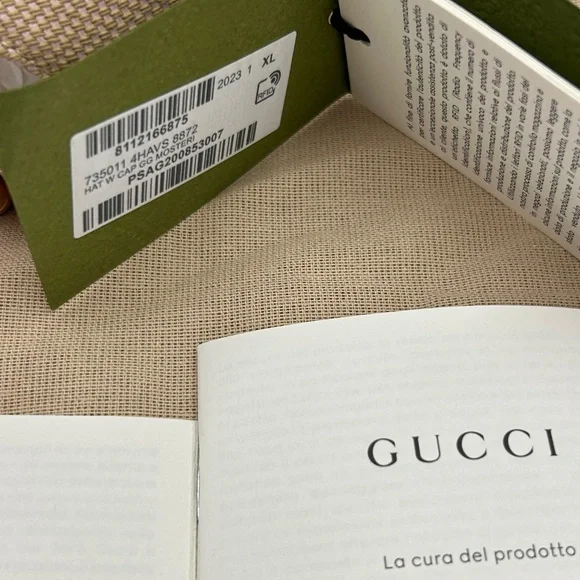 Women’s Gucci jumbo GG canvas, baseball hat in beige and pink size XL Italy - Picture 6 of 10